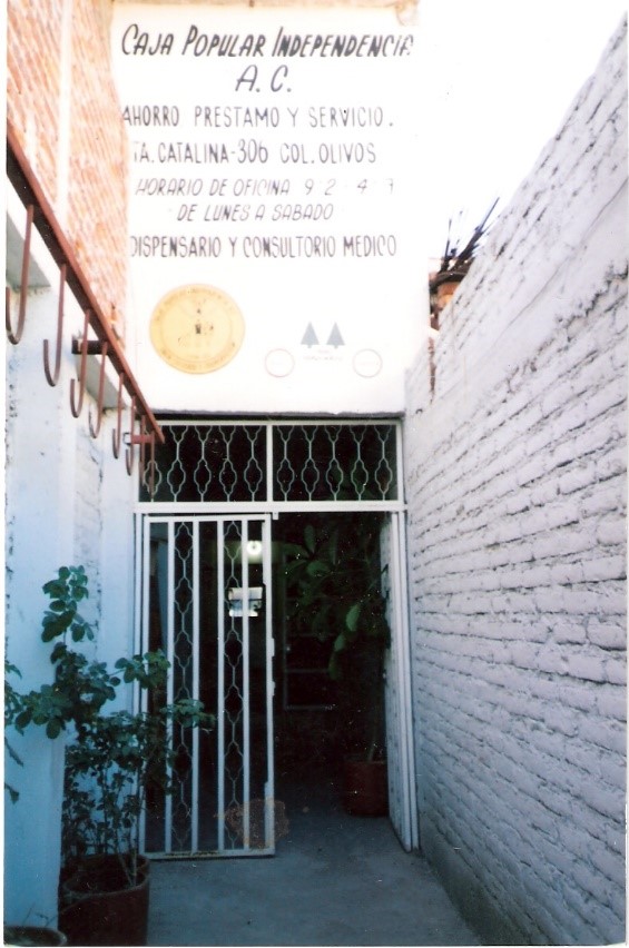 Primer ubicación de la cooperativa